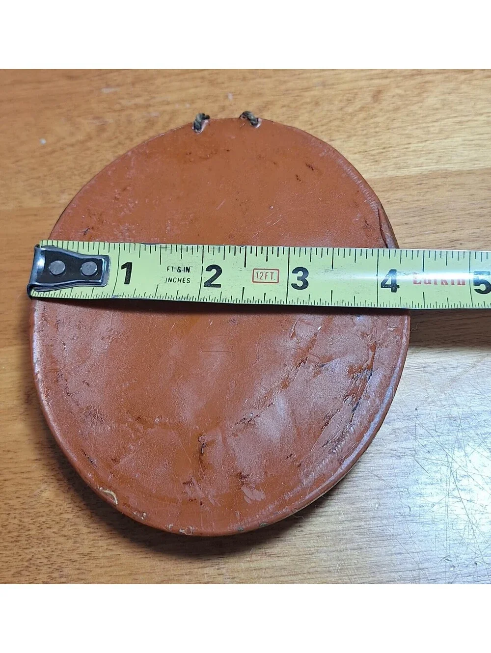VTG 1986 Oval 3D Floral Small Oval Wax Like Wall Art Plaque/Pendant 4.5